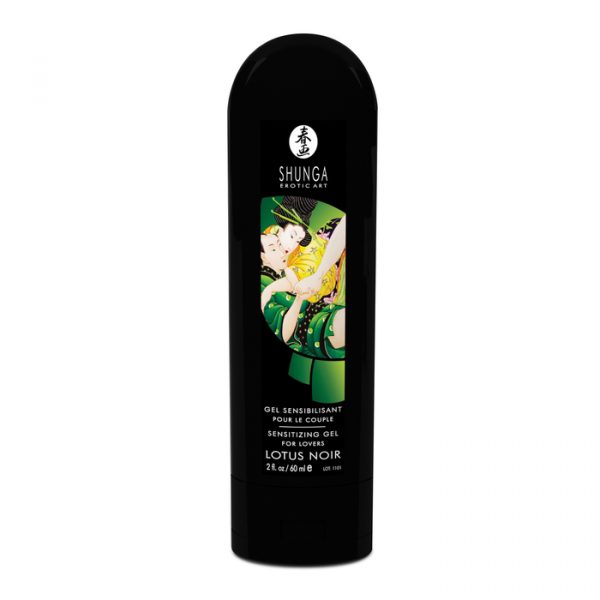 Возбуждающий гель для пар Shunga Lotus Noir «Чёрный лотос», с L-аргинином, 60 мл